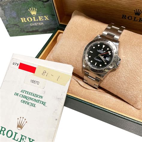 garanzia rolex 16570|Rolex Explorer II full set scatola , garanzia libretto .